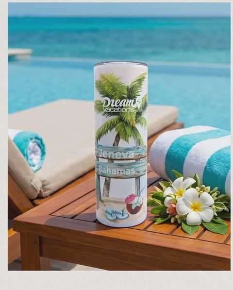 Personalized Resort Vacation Tumblers – The Perfect Client Gift or Travel Gift