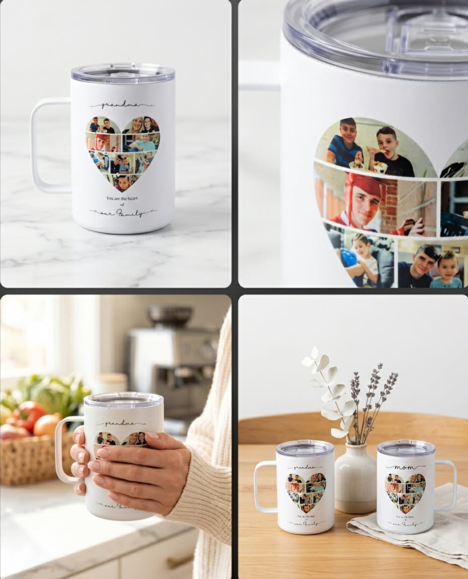 Stainless Steel Mug-Mom, Grandma or Name