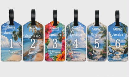 Personalized Resort or Destination Luggage Tags-Perfect Client Gift!