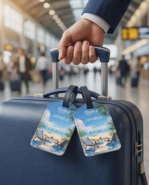 Personalized Resort or Destination Luggage Tags-Perfect Client Gift!