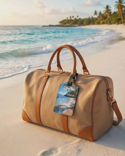 Personalized Resort or Destination Luggage Tags-Perfect Client Gift!