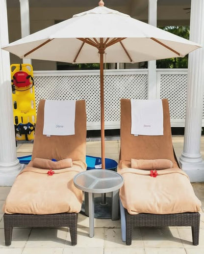 Personalized Embroidered Beach Chair Towels