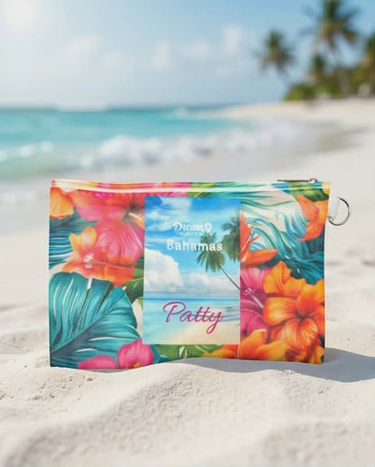 Zippered Cosmetic/Travel Bag-Resort Vacation