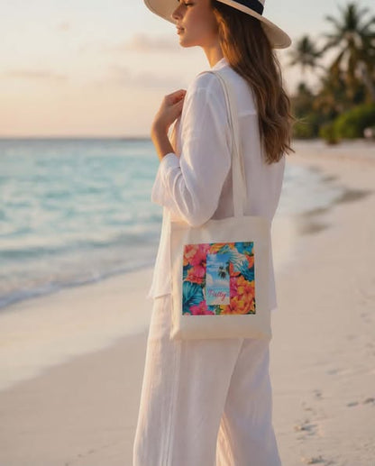 Tote Bag Vacation with Name
